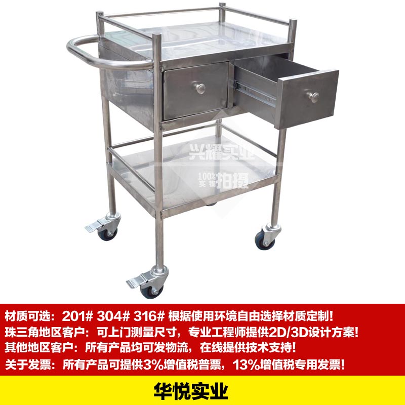 不鏽（xiù）鋼醫（yī）療車